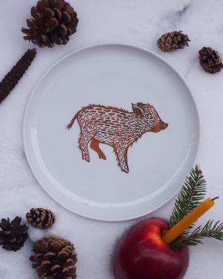 Kdo chce vidět zlaté prasátko ještě před Vánocemi, ať běží třeba do havířovské @galeriekrystal